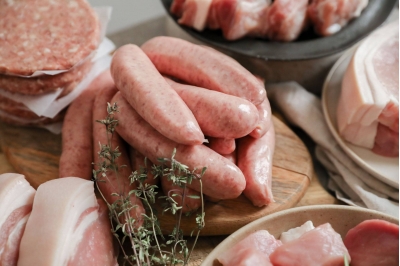 Cranberry and rosemary sausages from The Primrose Herd online shop and Farm Butchery