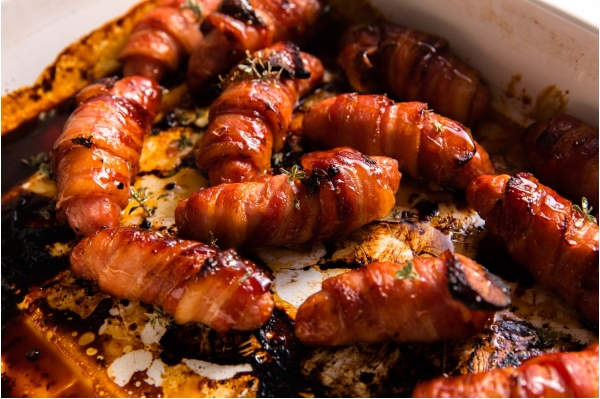 Pigs in blankets from Primrose Herd butchery and online shop