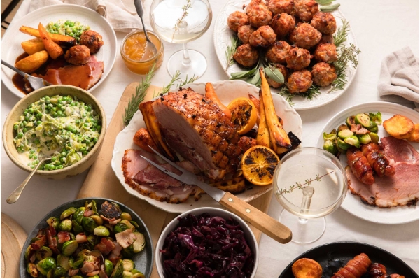 Christmas pork family hamper from Primrose Herd butchery and online shop