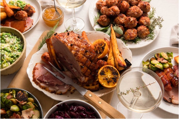 Christmas pork hamper - Luxury for teo (GF) from Primrose Herd butchery and online shop