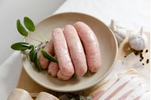 Gluten free sausages from Primrose Herd butchery and online shop from The Primrose Herd online shop and Farm Butchery