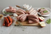 Sausage selection box from The Primrose Herd online shop and Farm Butchery