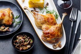Duck leg confit from Primrose Herd butchery and online shop