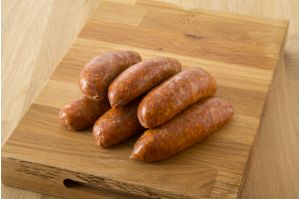 Chorizo sausages from The Primrose Herd online shop and farm butchery