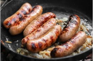 Gluten free chipolatas from Primrose Herd butchery and online shop