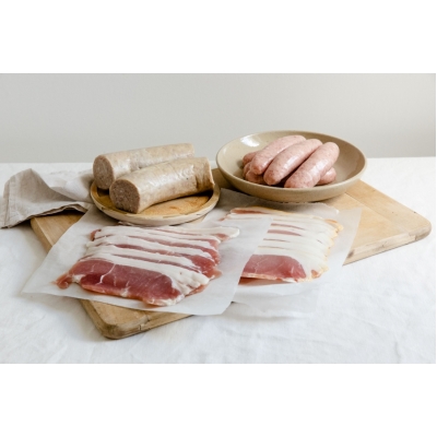 Breakfast hamper from Primrose Herd online shop and Farm Butchery