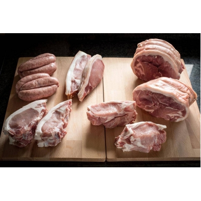 Family pork box from Primrose Herd butchery and online shop