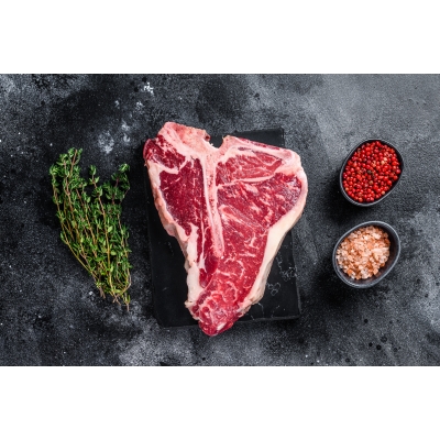T bone steak from Primrose Herd butchery and online shop